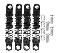 Keenso Ammortizzatore RC, 4 Pezzi 42mm Ammortizzatore RC Ammortizzatore per Auto RC Ammortizzatore Sostituzione per Jimny 1/16 RC Auto(Nero) Accessori per Auto