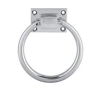 Keenso Anello a Goccia in Argento Lucido per Fabbrica di Mobili, Anello per Maniglia a Tirante in Acciaio Inossidabile per Mobili di Alta qualità