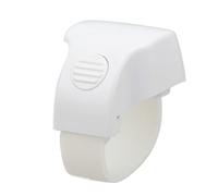 Keenso Anello di Scorrimento Remoto Wireless Clicker Girapagina Durevole per per, Telecomando per Funzionamento a Mani Libere, Materiale ABS (WHITE)