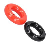 Keenso Anello per Pesi da Golf, Nero E Rosso, per Allenamento Swing E Lavoro Muscolare, Accessorio per Golfisti