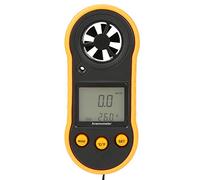 Keenso Anemometro Digitale Dispositivo di Misurazione della velocità del Portatile, Strumento Ideale per Casa e Ufficio, Display di Retroilluminazione LCD, Anemometro GM818