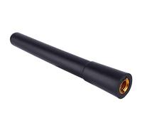 Keenso Antenna autoradio AM FM Antenna Albero avvitabile, Universale 3,8 "/98mm Tipo di Vite Antenna tozza Corta Sport Car Car SUV AM/FM