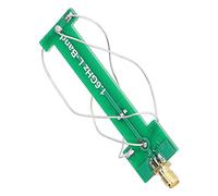 Keenso Antenna Elicoidale a 4 Bracci 1.4-1.68GHz SMA Maschio (GREEN) | Scheda PCB, spessore 1,6 mm, rame da 2,0 once, stagnatura su due lati, impedenza 50Ω, posizionamento satellitare