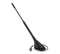 Keenso Antenna Radio Auto Universale, Stelo Aereo AM FM da 9 Pollici con Base per Veicolo