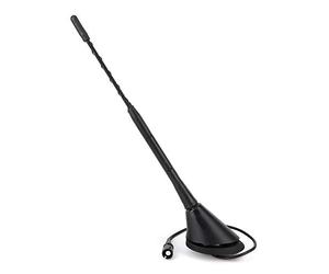 Keenso Antenna Radio Auto Universale, Stelo Aereo AM FM da 9 Pollici con Base per Veicolo