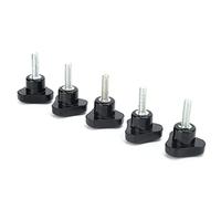 Keenso Antiquorrosione Durevole 5 Pcs a Vite/chiusura per la Maniglia a Vite di Macinazione, Materie Plastiche Tecniche (M6*32 * 20)