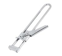 Keenso Apriscatole Preciso in Acciaio Inossidabile con Design Regolabile per Aprire Bottiglie Senza Sforzo, Facile da Impugnare, Adatto per Ristoranti in, Realizzato in Materiale di Alta qualità