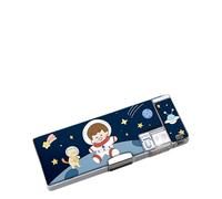 Keenso Astuccio doppio lato con chiusura magnetica, grande astuccio portatile per studenti (#12)