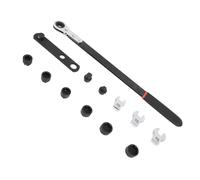 Keenso Attrezzo per Cinghia a Serpentina a Cricchetto, Set di 11 Chiavi a Cricchetto con Reversibile e Adattatore per Presa, per Rimuovere L'installazione di Cinghie a
