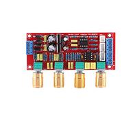 Keenso Audio PRAMP NE5532 Amplificatore -Kit board: Migliorare la qualità del Suono con Controllo del Suono e Volume per Registrazioni Audio e Riproduzione AC 12V Opamm Hifi (Tavola finita)