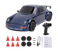 Keenso Auto Telecomandata, Auto da Drift RC in Scala 1/20 2.4G Acceleratore Proporzionale Completo 4 Pneumatici da Corsa con 4 Pneumatici da Deriva Distanza del Controllo Remoto di 40 (BLUE)