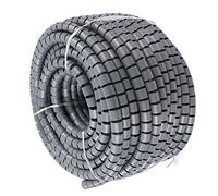 Keenso Avolucro del Cavo a Spirale PE Cavo Tubo di Avvolgimento del Filo Flessibile per Dispositivi - Varie Carta a Spirale Gestione Efficiente del Filo per Linee Elettriche, Apparecchiature per