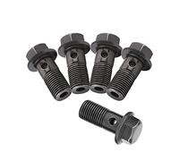 Keenso Banjo - Set di 5 viti per freno, per moto, M10 x 1 mm, in acciaio inox, kit di guarnizione per freno master pinza freno