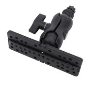 Keenso Base di Montaggio per Ecoscandaglio, Supporto Elettronico Marino ABS con Design a Sfera Rotante a 360 Gradi, con Angolo Regolabile per Pontone Canoa Barca Kayak