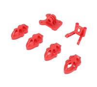 Keenso Base per Antenna Motore Drone RC, Kit di Montaggio Leggero in Plastica per Drone Quadricottero RC da 5 Pollici a 10 Pollici (rosso)