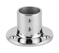 Keenso Base Rotaia in Barca, 316 Acciaio in Acciaio Inossidabile Base di Montaggio Rotondo Base a 90 Gradi Raccigliamento a Mano per la Mano per Tubo 32 Mm