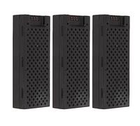 Keenso Batteria di Ricambio Drone Aereo RC Batteria Al Litio 3.7V 400MAH 3 Batterie di Sostituzione del Pacchetto per XK K127 con Cavo di Ricarica USB da 1 a