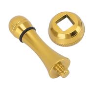 Keenso Bilancia della Bobina di Pesca, Accessorio per la Pesca con Bilancia Ponderata in Lega di Alluminio Anti -collisione Accessorio per la Pesca (Gold)