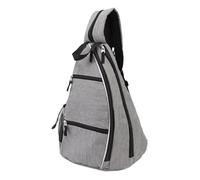 Keenso Borsa a Tracolla Sportiva Regolabile, Design in Tela Leggera con 5 Tasche e Rete Laterale per Attrezzatura da Paddle Tennis