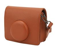 Keenso Borsa per Fotocamera Istantanea in PU Custodia Protettiva Leggera di Lusso Dal Design retrò + Tracolla per Mini, Uso Quotidiano (BROWN)