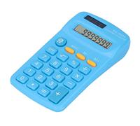 Keenso Calcolatrice Tascabile, Mini Calcolatrice da Tavolo in ABS con Display LCD a 8 Cifre, Portatile di Base 11,5 X 6,5 X 2 Cm per Ufficio, Casa, Scuola, Lavoro, contabilità Quotidiana (BLUE)