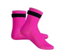 Keenso Calzini da Acqua, Calzini da Beach Volley a Prova di Sabbia da 3 Mm, da Sub per Muta da Uomo e Donna (Rosa rossa