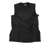 Keenso Camicia Imbottita per il Calcio Giovanile, Protezione per le Costole della Camicia a Compressione Imbottita per il Calcio (YXL)