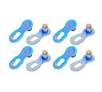 Keenso Catena di Collegamento per Bici, 4Pair 10Speed Catena per Bicicletta in Acciaio Catena di Collegamento mancante Parti del connettore Accessorio per Ciclismo(colorato)