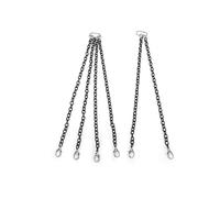 Keenso Catena per Rimorchio in Metallo da 2 Pezzi con Gancio di Traino Accessori per Modelli di Gru RC per Veicoli in 1/50 Ganci per Artigli di Aragosta in Metallo Compatti per la Riparazione di (18
