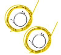 Keenso Cavi per Cambio Bici, Set Guaine per Cavo Cambio Freno Bici Kit Tubi Freno per Bicicletta Accessori per Ciclismo(Giallo) Biciclette e accessori