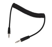 Keenso Cavo a Molla per Fotocamera CB2 Cavo di Collegamento per Telecomando Otturatore 1 Metro, di Attivazione in Metallo Serie EM per Telecomando Flash 3,5 Mm, Ideale per gli Appassionati di