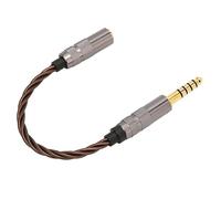 Keenso Cavo Adattatore di Estensione per Cuffie Connettori Placcati in Oro, Nucleo di Rame OFC, Suono di Alta qualità, Cavo Bilanciato, Colore da Maschio a Femmina e di Rame Antico, Spina da 4,4 Mm