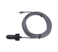 Keenso Cavo Alimentazione DC per Auto, Cavo di Alimentazione per Accendisigari Resistente All'acqua 16ft 18AWG, con Connettore in Ottone e Alloggiamento in PVC, per Mini Parabola