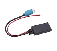 Keenso Cavo Audio Bluetooth per Auto ABS Adattatore Cavo Aux Bluetooth Plug and Play Ingresso Stereo per Streaming Musicale Telefono o Pad Utilizzo per CDE W203Ri IDA X303 X305 X301