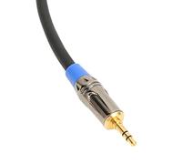 Keenso Cavo Bilanciato da Maschio XLR Professionale a 3,5 Mm per Computer a Videocamera, Cavo di Microfono Trasparente