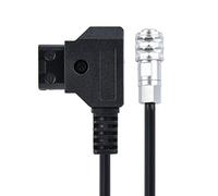 Keenso Cavo di Alimentazione D-Tap a 4K per Cinema Camera 4K - Cavo di Collegamento Durevole Altamente Conduttivo per Alimentare BMPCC4K - Adatto per Batteria con Attacco a V con Attacco Dorato - (1M)