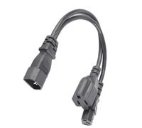 Keenso Cavo di Alimentazione Splitter C14 a C13 NEMA 5-15R Cavo di Vendita Al Dettaglio Mystical/Fantasy per Altoparlanti, Caldo [uso domestico] PVC 1pc