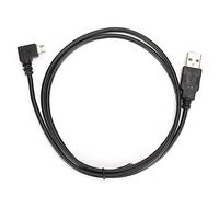 Keenso Cavo di Collegamento da Micro USB a USB Ad Angolo Retto per la Ricarica della Trasmissione Dati, Materiale ABS Durevole, per Dispositivi GPS Nuvi Serie 2XX/ GO, Lunghezza 1 M