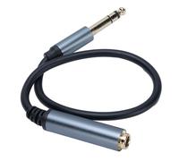 Keenso Cavo di Estensione Femminile Maschio da 1/4 di Pollice con Connettori in Oro 24k Oro Guaina in PVC per Chitarristi e Tastieristi