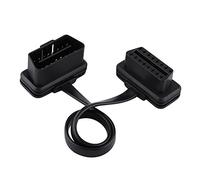 Cavo di prolunga OBD2 a 16 pin, adattatore per auto a 16 pin maschio a femmina Cavo di estensione OBD2 a nastro piatto(30cm)