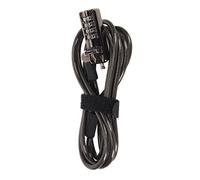 Keenso Cavo di sicurezza informatica con cavo di blocco laptop per combinazione di crittografia a 4 cifre per l'utilizzo della libreria