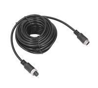 Keenso Cavo per Telecamera di Retromarcia per Auto, Cavo di Prolunga AV per Telecamera di Retromarcia DC 12V-24V 4 Pin 10m per Camion, Rimorchio, Autobus, Terminali e cablaggi Terminali e