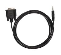 Keenso Cavo Seriale Portatile DB9 Maschio a DC 3,5 Mm Maschio PVC Resistente per Trasferimento Dati Stabile, Lunghezza 5,9 Piedi per Vari Dispositivi