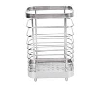 Keenso Cestello per Bacchette per Lavastoviglie, Portautensili in Acciaio Inossidabile, Portatile per il Campeggio, Adatto a Sistemi IGT, Installazione Semplice e Stoccaggio Organizzato (SILVER)