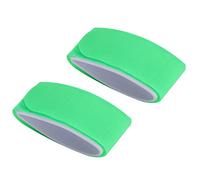 Keenso Cinghie da Sci, Portasci con Gancio e Anello per Trasportare Sci Stretti e Larghi, Accessori per lo Sci (verde fluorescente)