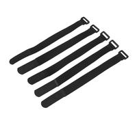 Keenso Cinghie per Bicicletta 5 Pezzi/Set DUUTI durevoli Sport Ciclismo Equitazione Cinghie Regolabili in Nylon per Manubrio della Bicicletta Hot(Nero)