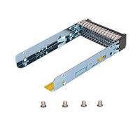 Keenso Ciotola per Trazione Rigido Addominali in Metallo Stabile per SR650 SR550 SAS HDD Vassoio HDD, Ideale per Proteggere la Sicurezza dei Dati, Silver Black