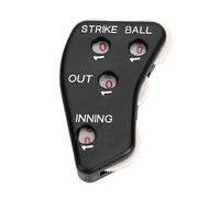 Keenso Clicker per Arbitro di Baseball, Contatore da Baseball in ABS a 4 Quadranti con Display Numerico Trasparente, Impugnatura a Cono Ed Esterno Antiscivolo, per Giochi di Allenamento dei