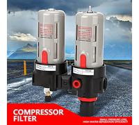 Keenso Cluer a Pressione Dell'aria di Misurazione del Dispositivo Trappola del Regolatore del Regolatore Dell'acqua Olio Kit, Ad Alta Efficienza di Piccola Perdita di Pressione, per Compressore