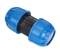 Keenso Collegamenti per Tubi Dell'acqua da 63 Mm a 63 Mm, Connettore in Plastica PE: Pulito e Igienico, Elevata capacità di Trasporto per Applicazioni Commerciali